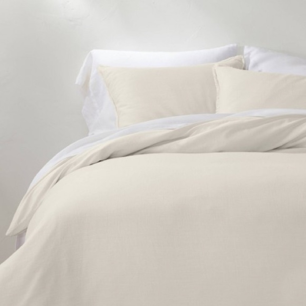 Casaluna linen duvet Queen New